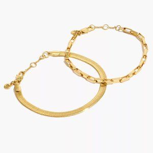 Two-Pack Chain Bracelet Set